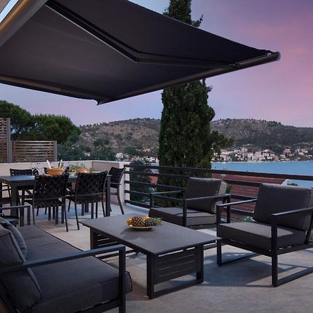 The Grande - Huge Terrace - Amazing Sea Views - Tastefully Furnished - Access To Rooftop Terrace And Gym - Hillside Apartments Rogoznica Rogoznica  Kültér fotó